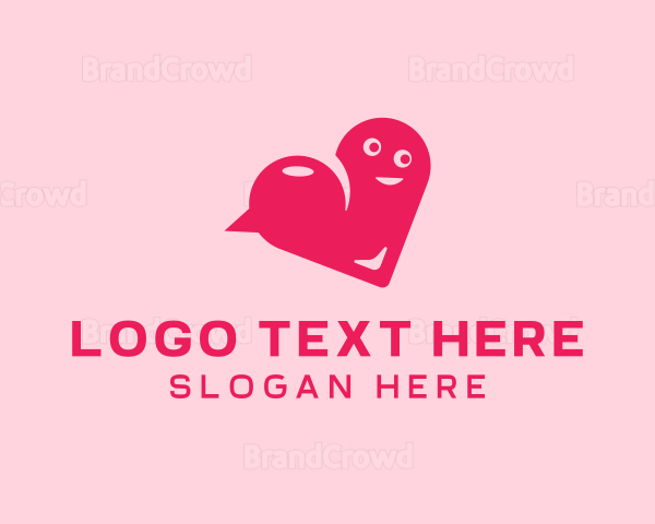 Love Message Chat Logo