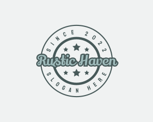 Hipster Brand Business logo design