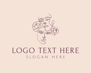 Boutique - Elegant Flower Girls logo design