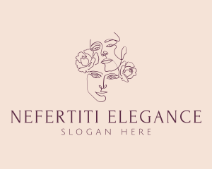 Elegant Flower Girls logo design