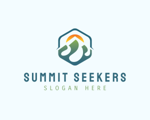 Sunset Nature Summit logo design