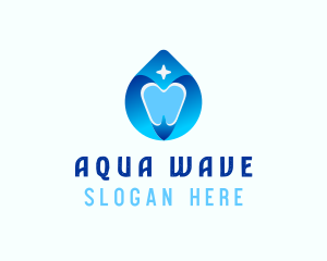 Droplet - Dental Tooth Droplet logo design