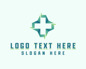 Hospice - Pharmacy Medical Cross logo design