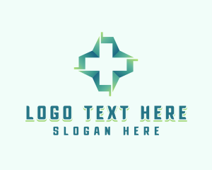 Nursing Home - Pharmacy Medical Cross logo design