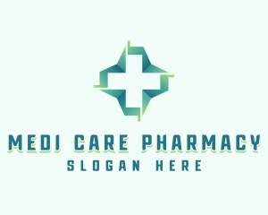 Pharmacy Medical Cross logo design