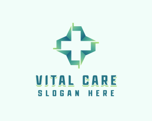 Pharmacy Medical Cross logo design