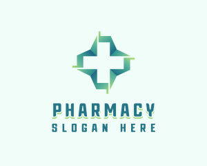 Pharmacy Medical Cross logo design