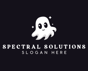 Ghost - Haunted Ghost Spirit logo design