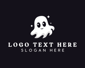 Ghost - Haunted Ghost Spirit logo design