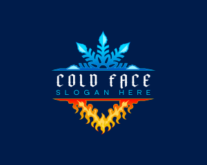 Hot Cold Air Conditioning logo design