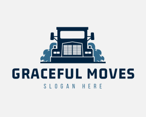 Logistics Transport Truck logo design