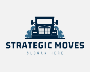 Logistics Transport Truck logo design