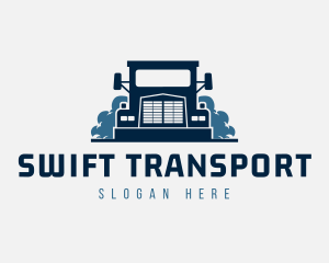 Logistics Transport Truck logo design