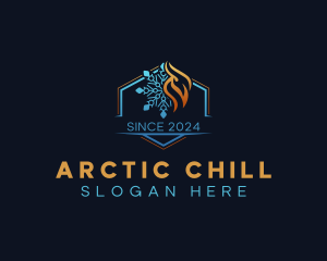 Cold - Cold Fire Ventilation logo design