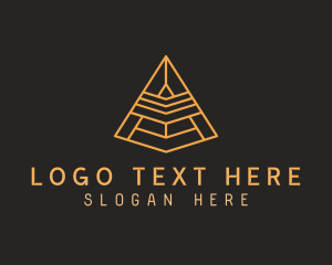 Firm - Architecture Firm Pyramid logo design