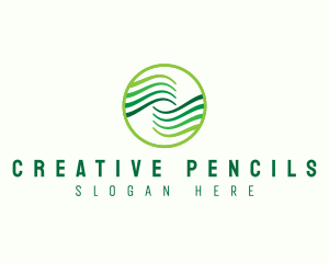 Creative Startup Wave logo design