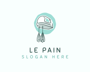 Boulangerie - Hand Mixer Baking Tool logo design