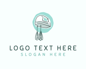 Pastry - Hand Mixer Baking Tool logo design