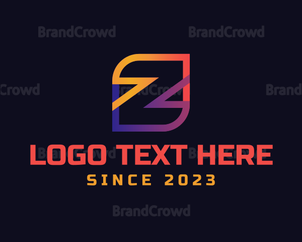 Modern Media Letter Z Logo