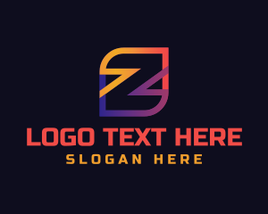 Modern Media Letter Z Logo