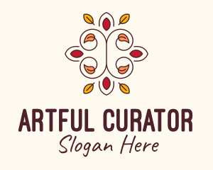 Ornamental Autumn Leaves logo design