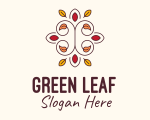 Ornamental Autumn Leaves logo design