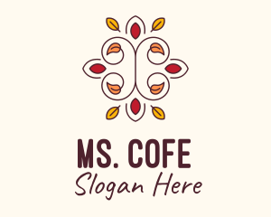 Ornamental Autumn Leaves logo design