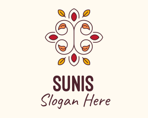 Ornamental Autumn Leaves logo design