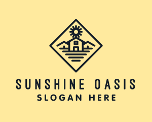 Sun Residential Housing  logo design