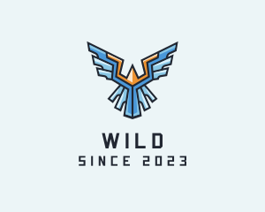 Bird - Mechanical Flying Bird logo design