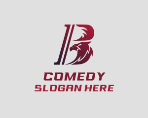 Academy - Eagle League Letter B logo design