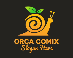 Snail Orange Juice Logo