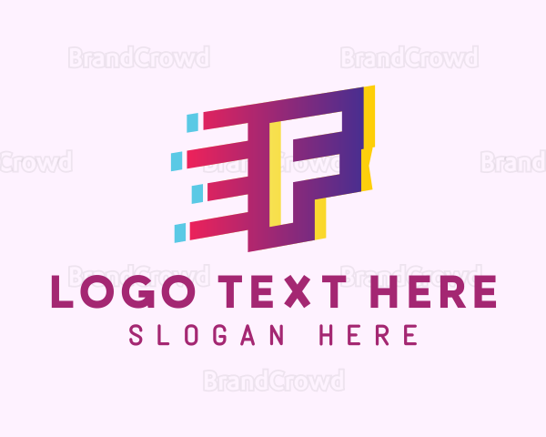 Speedy Letter F Motion Logo