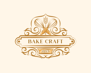 Kitchen Whisk Pastry logo design