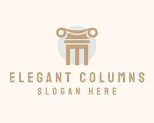 Column Construction Firm logo design