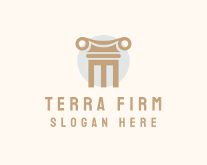 Column Construction Firm logo design