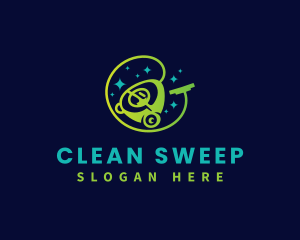 Vacuum - Vacuum Cleaning Housekeeping logo design