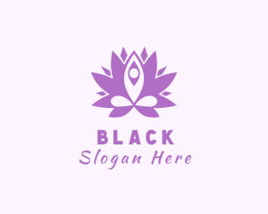 Therapy - Flower Yoga Instructor logo design