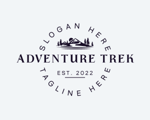 Trek - Mountain Valley Trek logo design