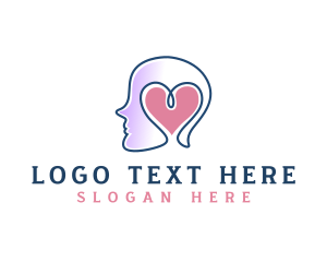 Heart - Memory Healing Therapy logo design
