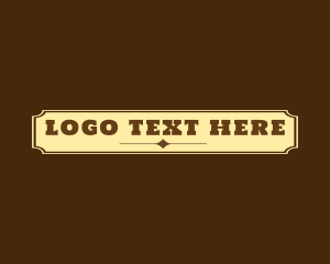 Font - Bold Western Sheriff logo design