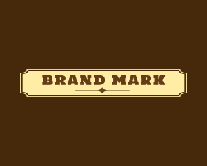 Trademark - Bold Western Sheriff logo design