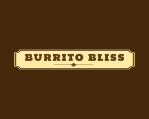 Burrito - Bold Western Sheriff logo design