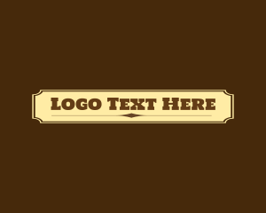 Burrito - Bold Western Wordmark logo design