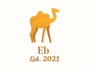 Egyptian - Golden Camel Animal logo design
