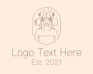 Facial - Woman  Massage Parlor logo design