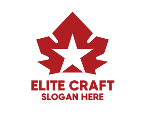 Quality - Red Canadian Star logo design