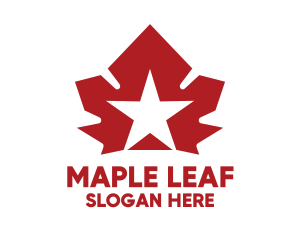 Toronto - Red Canadian Star logo design