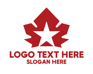 Quality - Red Canadian Star logo design
