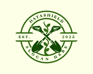 Shovel Nature Plant Logo